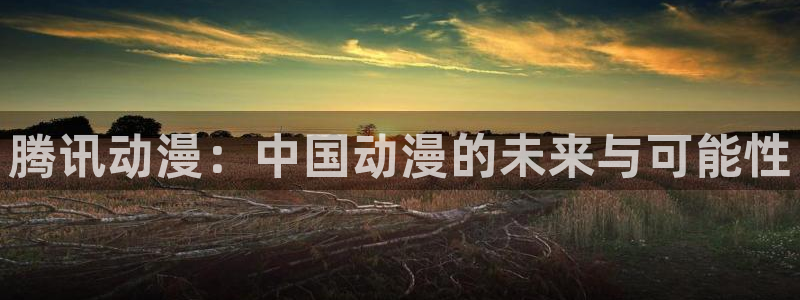 动漫屋官方网：腾讯动漫：中国动漫的未来与可能性